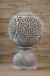 Ball or Globe  With Buddha Inside Jali Art Work Varanasi